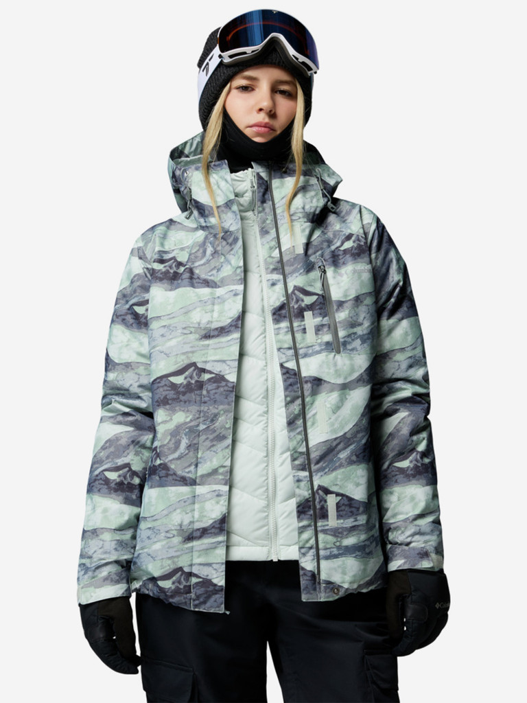 Куртка горнолыжная 3 в 1 женская Columbia Whirlibird V Printed Interchange Jacket