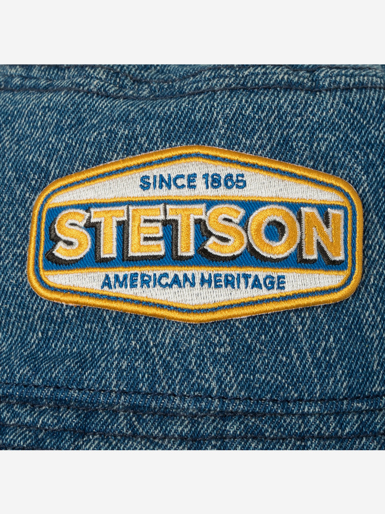 Панама STETSON 1811922 BUCKET DENIM PAISLEY STETSON FESTIVAL (синий)