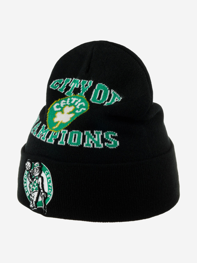 Шапка с отворотом MITCHELL NESS KTCFSH22022-BCEBLCK Boston Celtics NBA