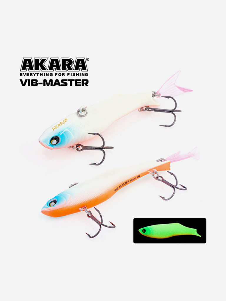Воблер ратлин Akara Vib Master 70мм A7 виб зимний на щуку, судака