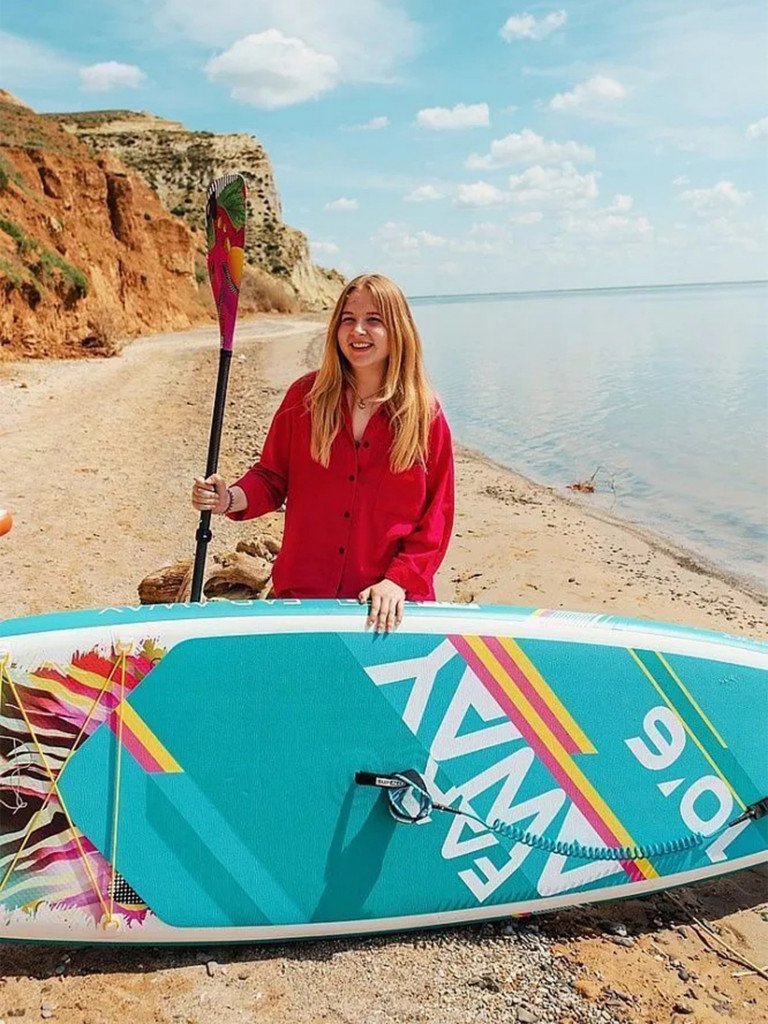 Весло для SUP SUP face Any Way, карбоновое, 3-частное