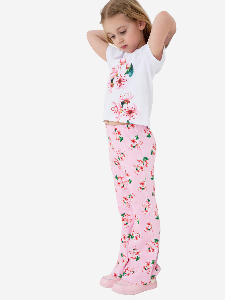 Комплект для девочек: футболка, брюки PlayToday