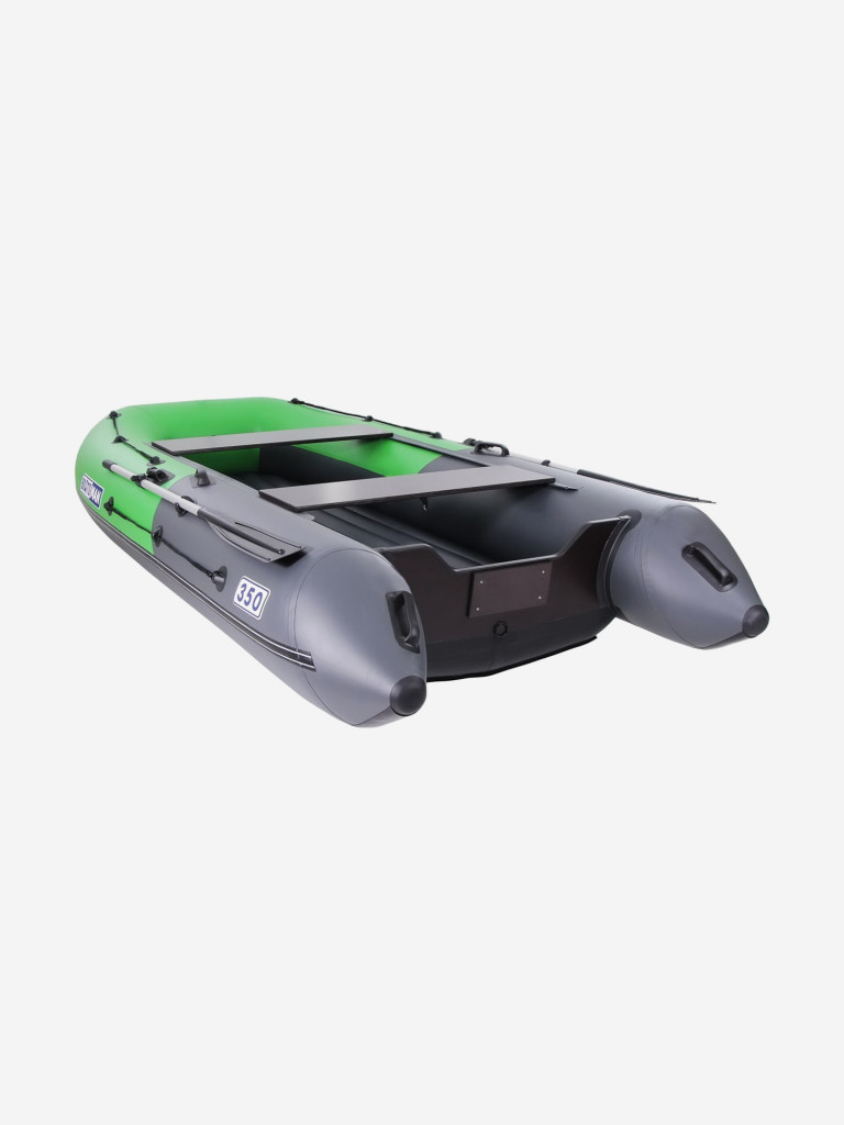 Надувная лодка Boatsman BT350A, графитово-салатовый