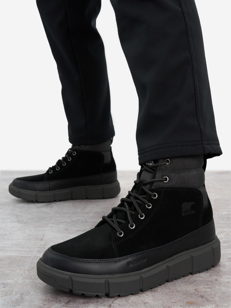 фото Ботинки утепленные мужские sorel explorer™ iii, черный