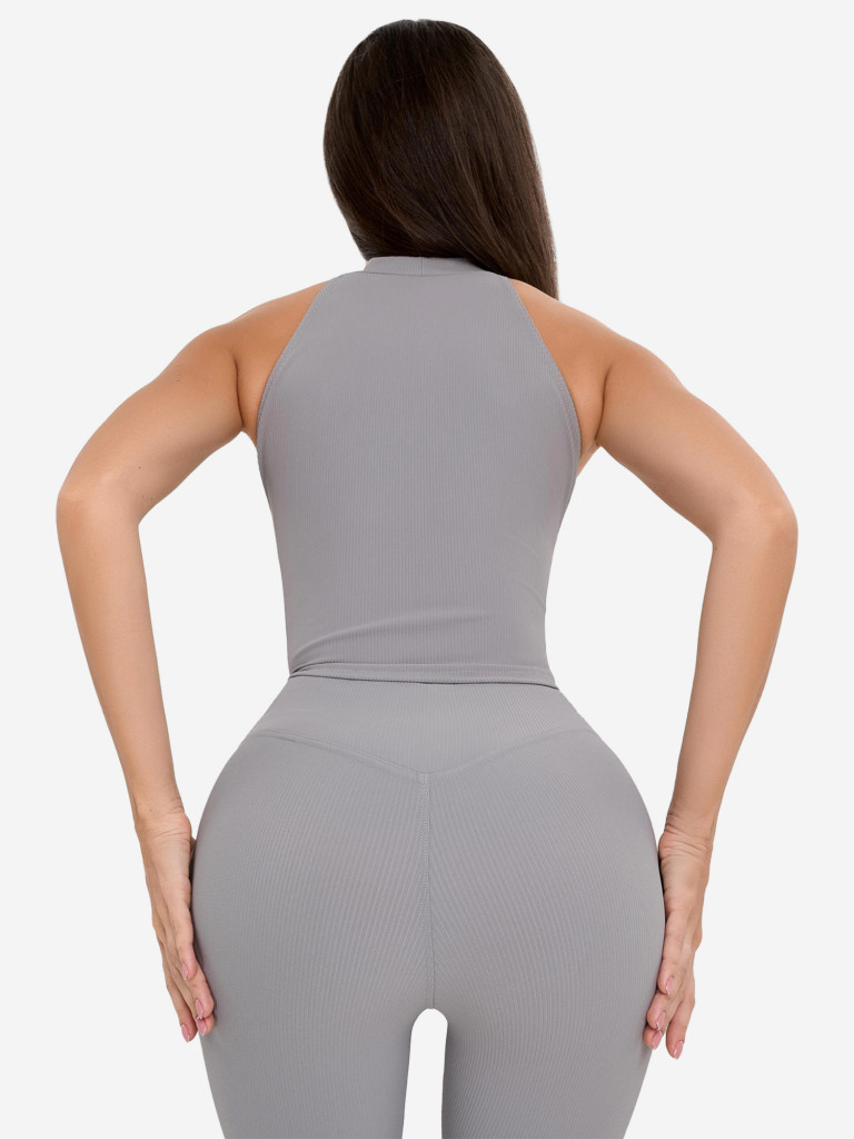 Спортивный топ Bona Fide: Top "Ribbed Gray"
