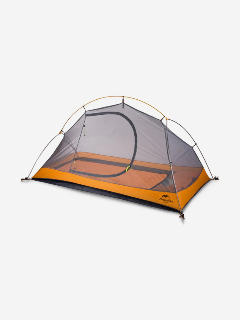 Палатка 1-местная Naturehike Spider 1 Cycling, нейлон 20 D, футпринт, оранжевая