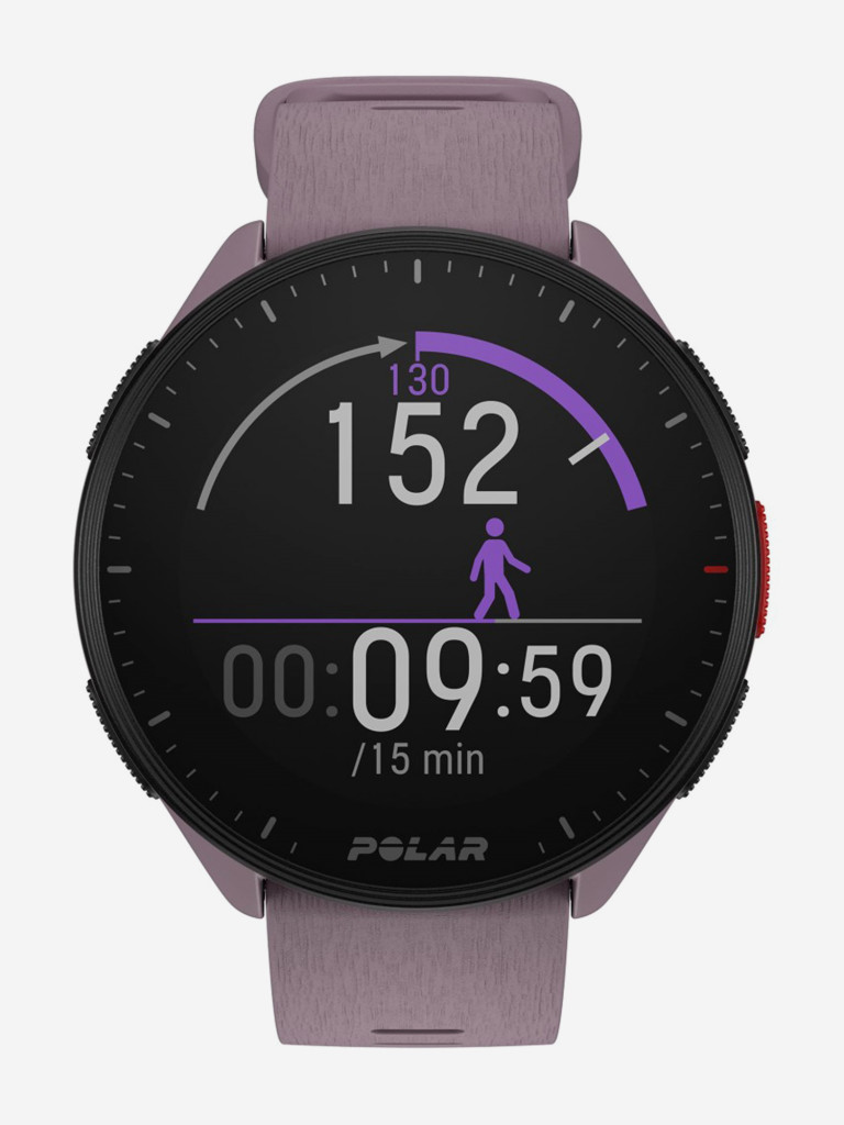 Умные часы Polar Pacer Purple Dusk, 45mm, фиолетовый