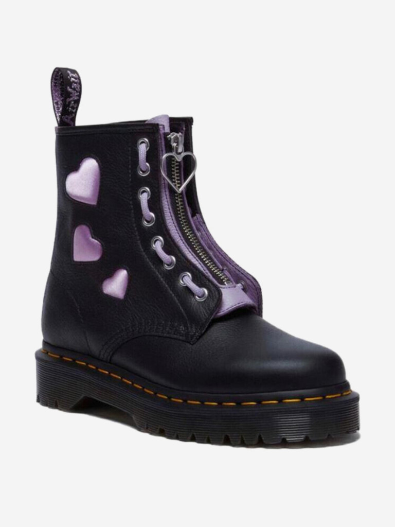 Ботинки женские DR. MARTENS Textile Cow Leather Short Martin Boot