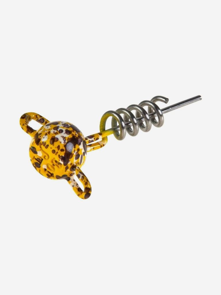 Груз-головки спираль LUCKY JOHN 3D BBS Series Wobbling Flexhead Pike весом 10г, крючок 002, набор 2шт.