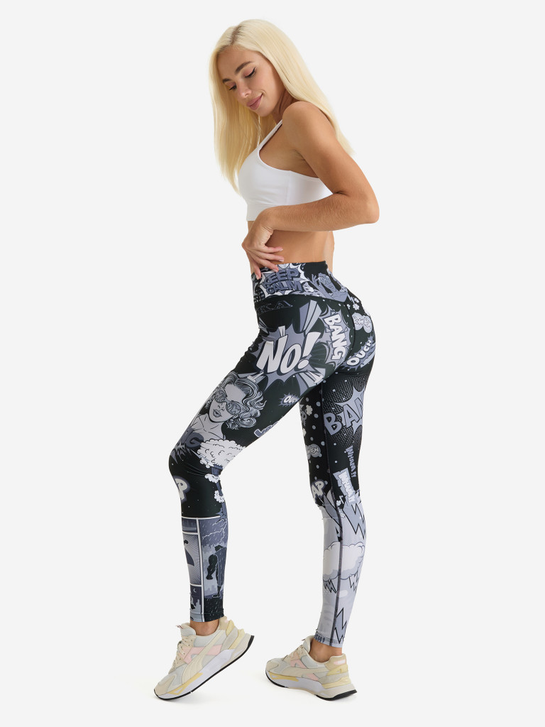 Легинсы женские спортивные BARKA, лосины для спорта, тайтсы