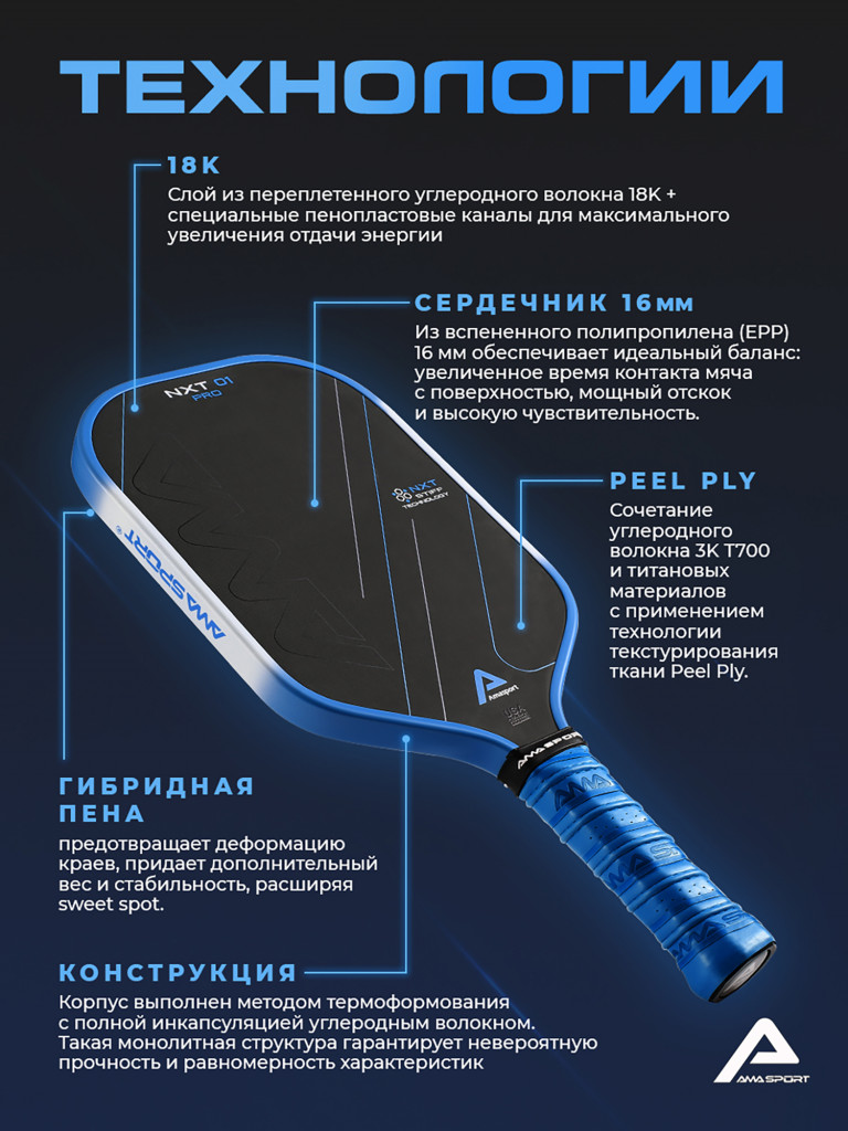 Ракетка для пиклбола