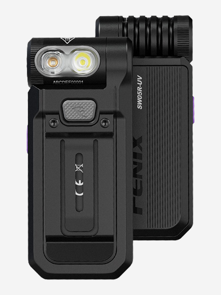 Фонарь Fenix многофункциональный SW05R-UV с ультрафиолетовой подсветкой, черный