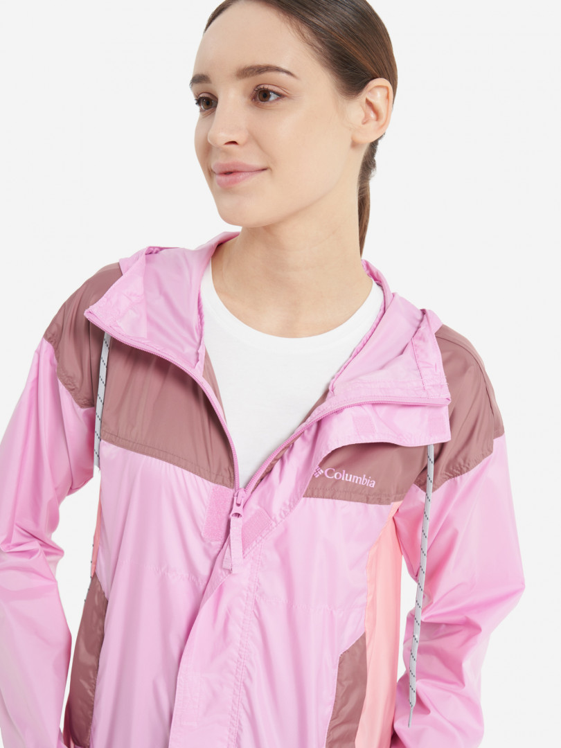 фото Ветровка женская columbia flash challenger windbreaker, розовый