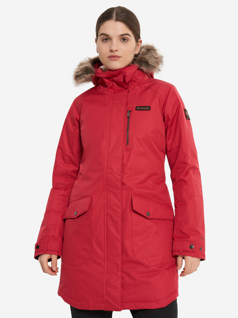 Куртка утепленная женская Columbia Suttle Mountain Long Insulated Jacket 30954540299 Красный, размер 42,46,44,50,48, фото 2