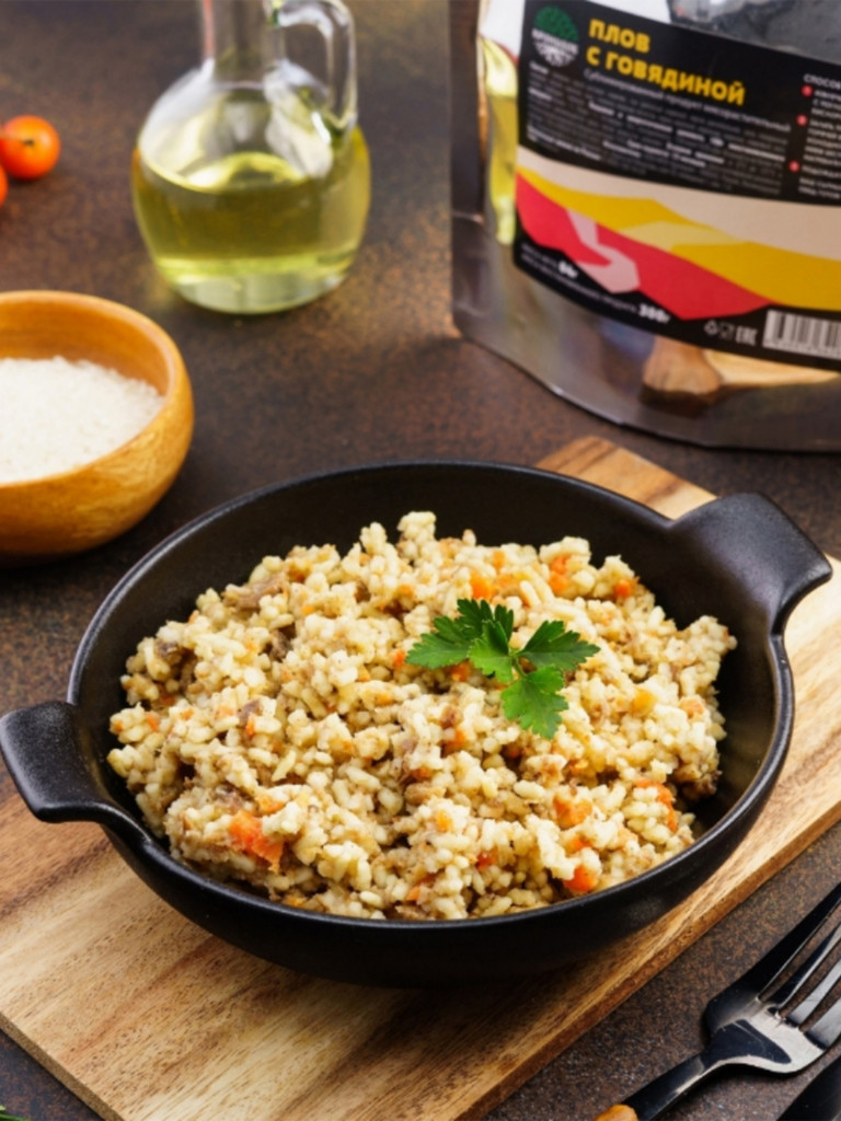 Сублимат Плов с говядиной (Кронидов) 84гр. 4шт.