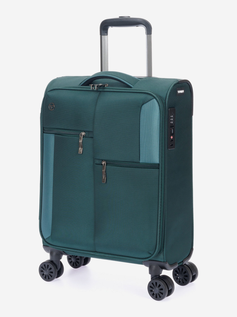 Чемодан TORBER Seyd, нейлон 600D, 36,5 х 19 х 54 см, 32 л