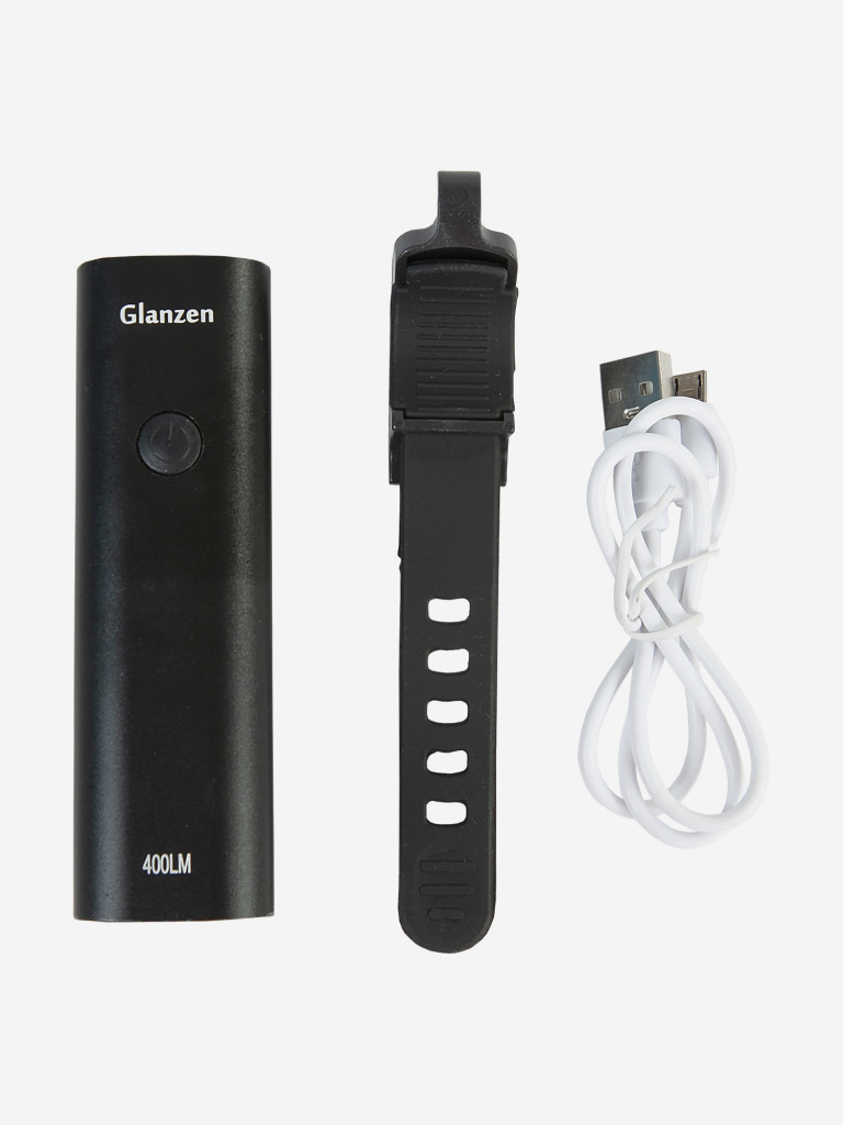 Велосипедный передний фонарь GLANZEN BFL-0800-03-front