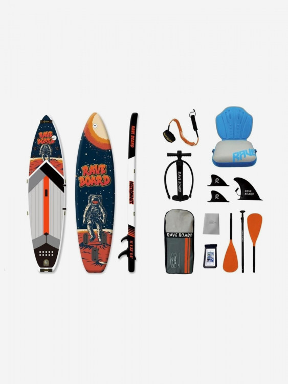 Надувной сапборд Rave Board RB10a Astronaut (335*83*15) с сидушкой и двойным веслом
