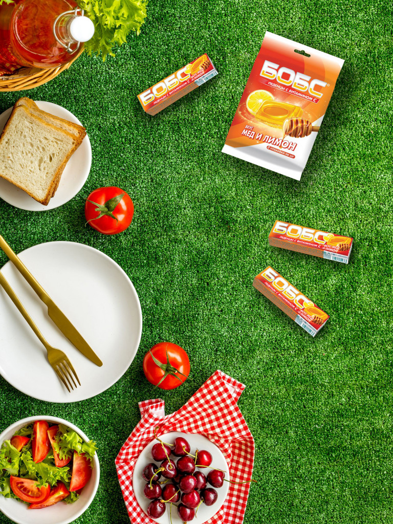 Леденцы БОБС с витамином С, медово-лимонный, мультипак 3 шт *35 гр