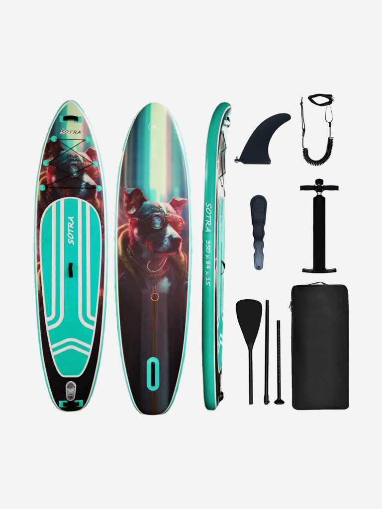 Двухслойная надувная SUP-доска Sotra Dog, 11'6" 350*84*15 см