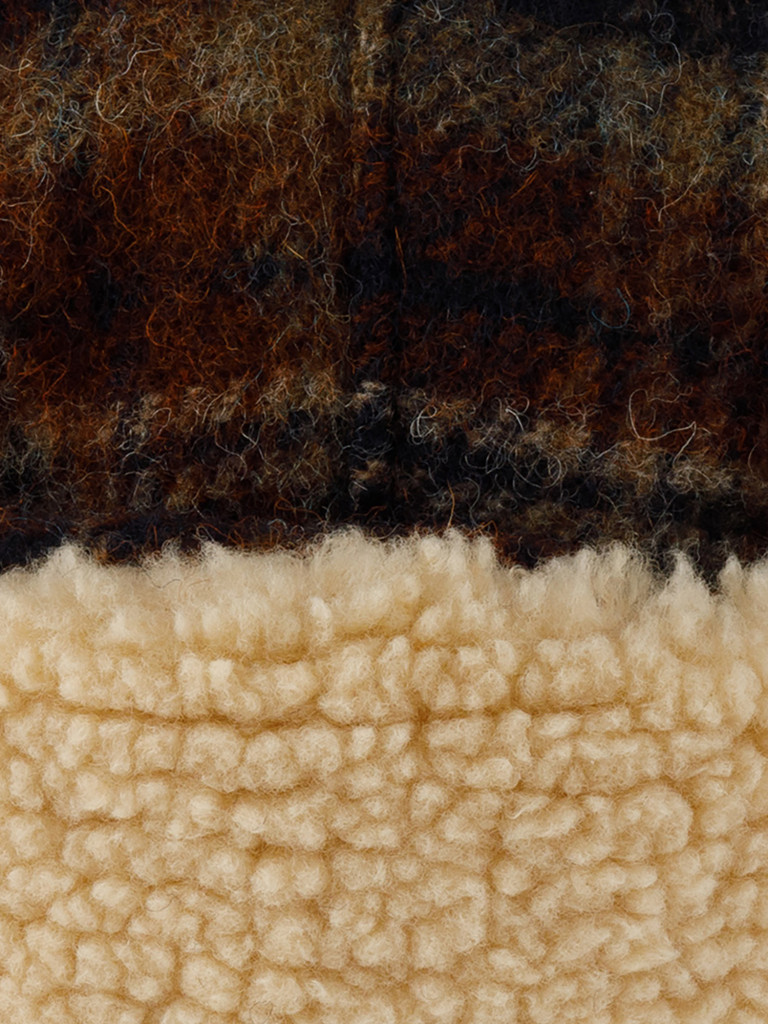 Шапка-ушанка STETSON 9290308 BOMBER CAP WOOL CHECK (синий)