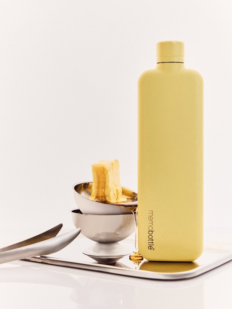 Бутылка из нержавеющей стали Memobottle SLIM, желтый