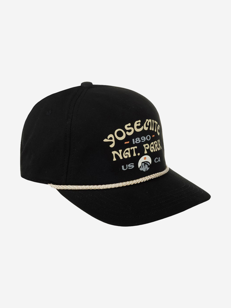 Бейсболка AMERICAN NEEDLE 23002A-YONP Yosemite National Park Canvas Cappy (черный)
