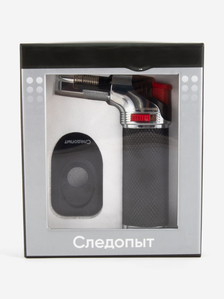 Мини-горелка газовая универсальная Следопыт-GTP-R01, с возможностью перезаправки.