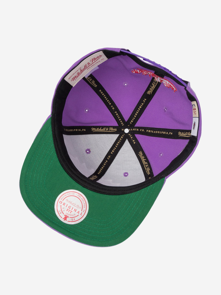 Бейсболка с прямым козырьком MITCHELL NESS HS10046-TRAPURP Toronto Raptors NBA (фиолетовый)