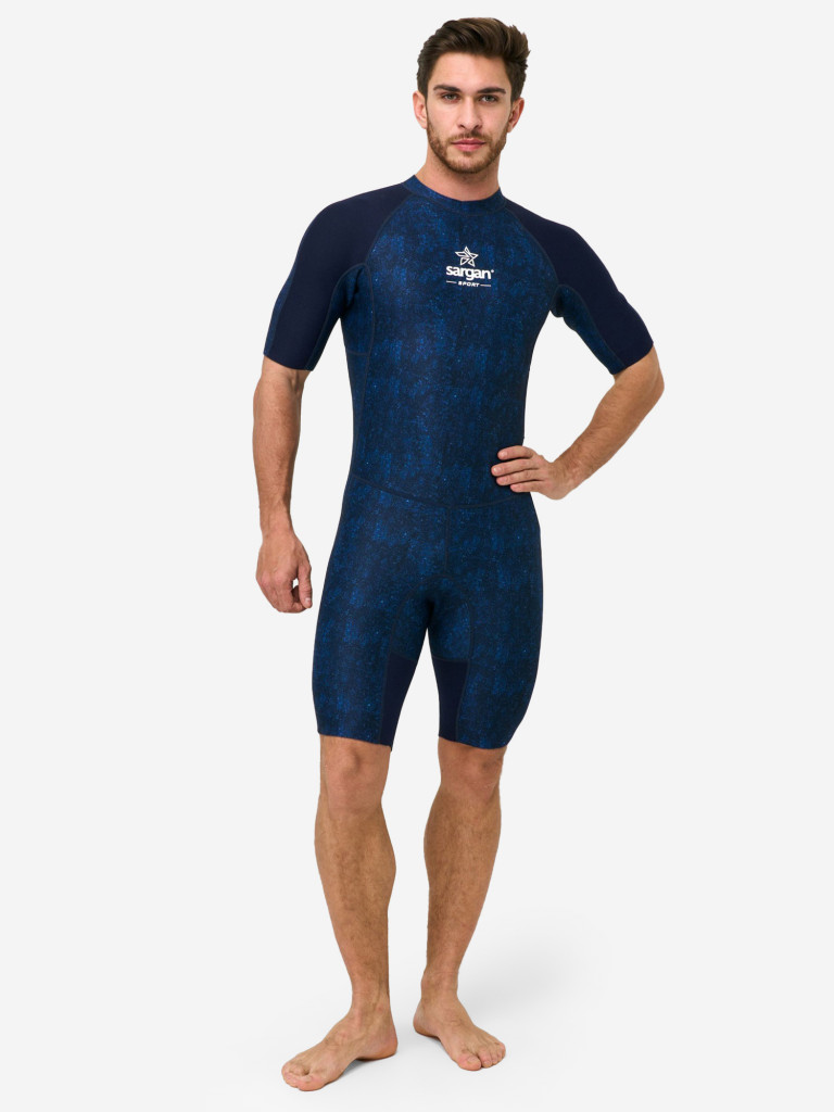 Гидрокостюм неопреновый короткий мужской 2мм SARGAN Sport