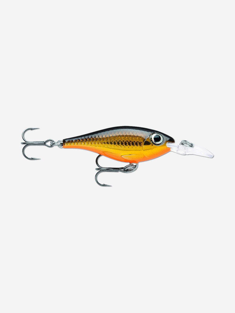 Воблер для рыбалки RAPALA Ultra Light Shad 04, 4см, 3гр, цвет G, медленно тонущий
