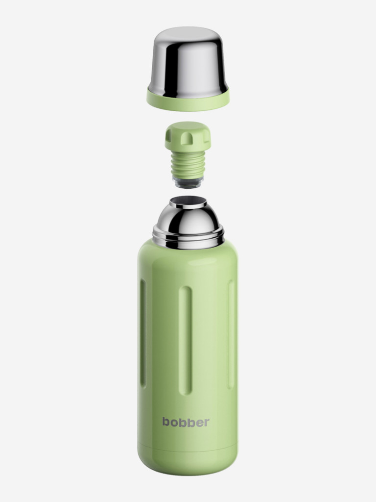 Термос вакуумный для напитков BOBBER Flask 1 литр, тепло до 48 часов, мятный