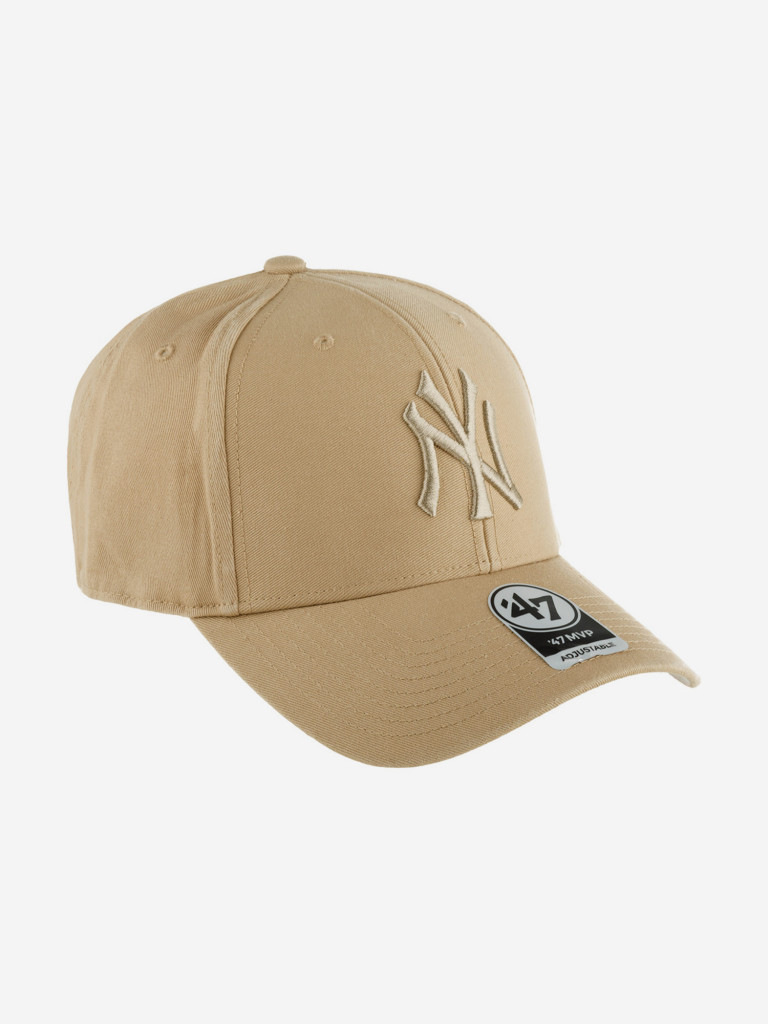 Бейсболка 47 BRAND B-GWMVP17GWS-KH New York Yankees MLB (бежевый)