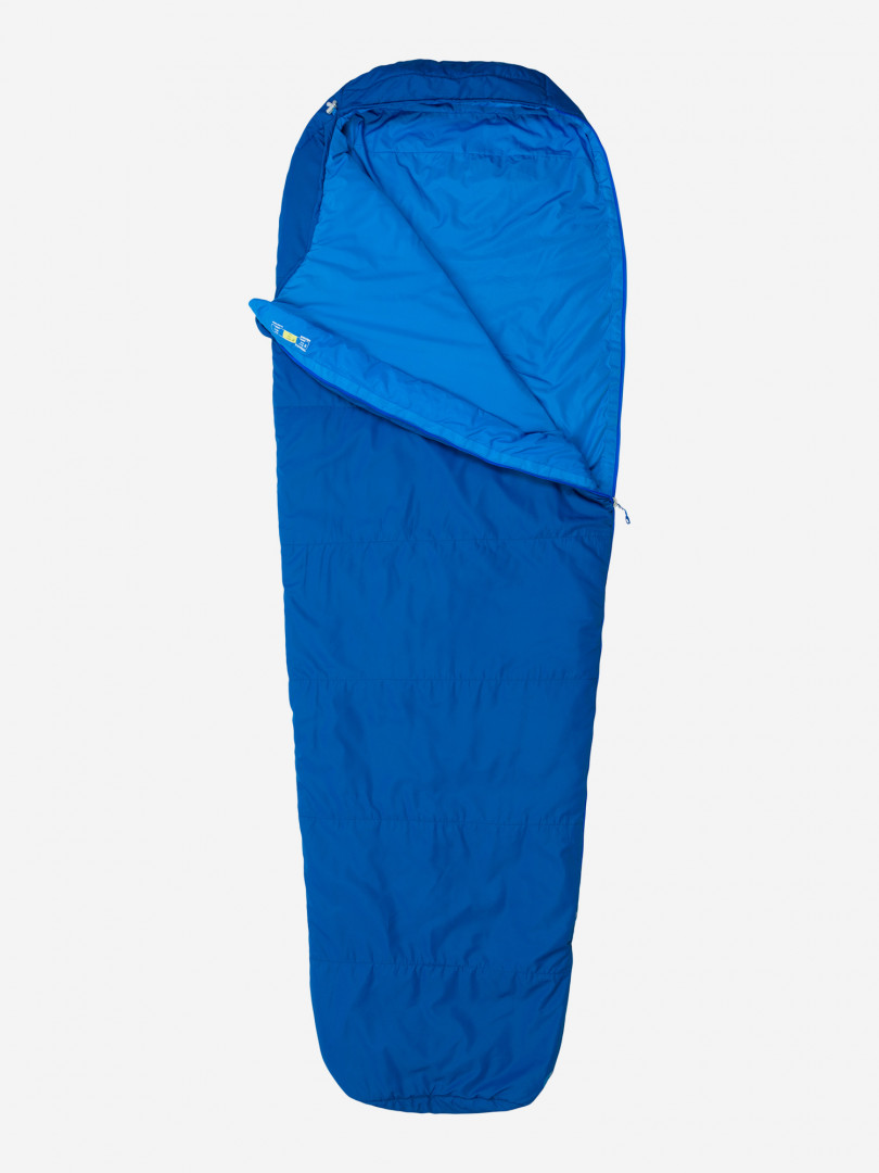 фото Спальный мешок marmot nanowave 25 -2 long левосторонний, синий