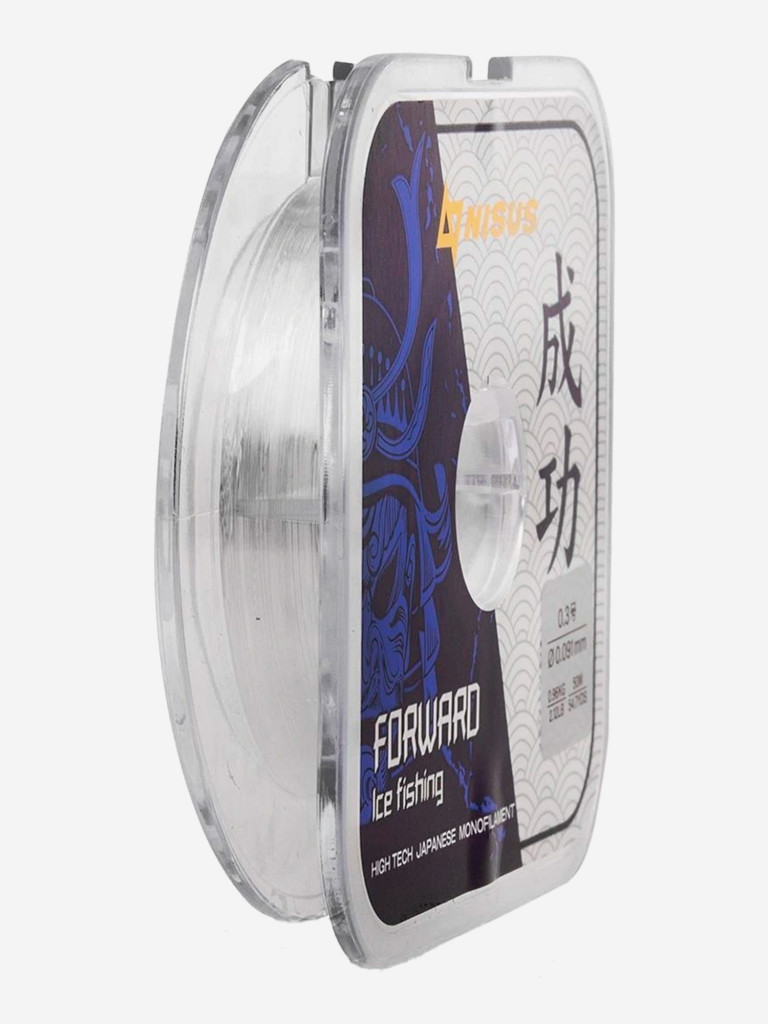 Леска для рыбалки Nisus FORWARD ICE FISHING Nylon 0,091мм, 50м, 0,96кг, прозрачный