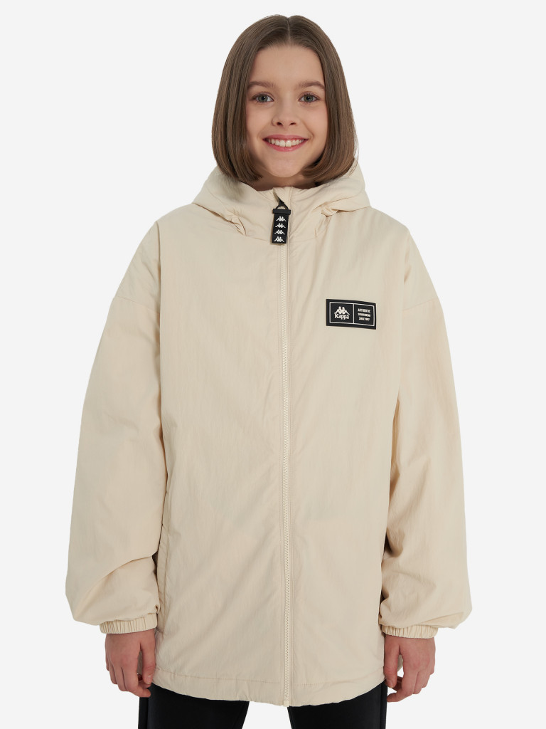 Куртка утепленная для девочек оверсайз Kappa