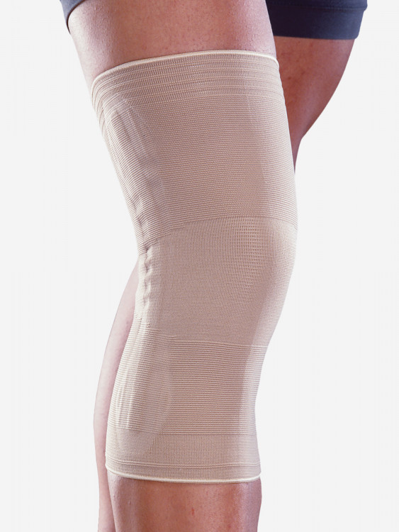 Бандаж коленный с закрытой коленной чашечкой и пружинными ребрами жесткости