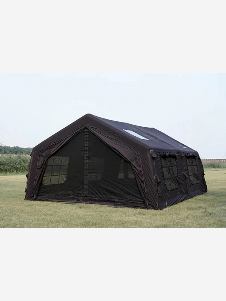 Надувная палатка Coody 13.68 Pro Black, 5–7 человек, 13.6 м², модульная система HUB