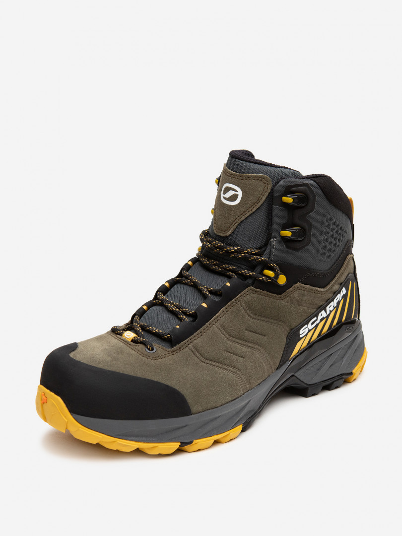 фото Ботинки мужские scarpa rush trk gtx, зеленый