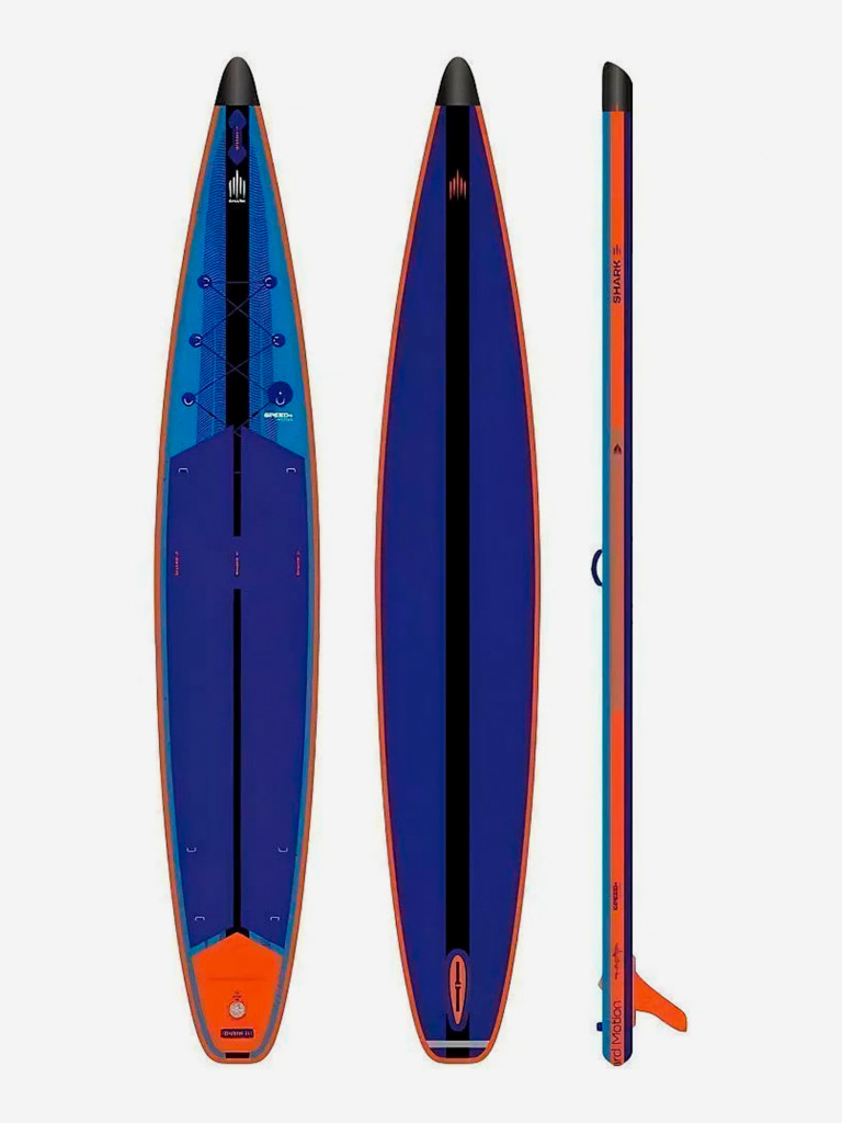 Сапборд надувной двухслойный Shark Speed+ 14x26x6, 426x66x15 см