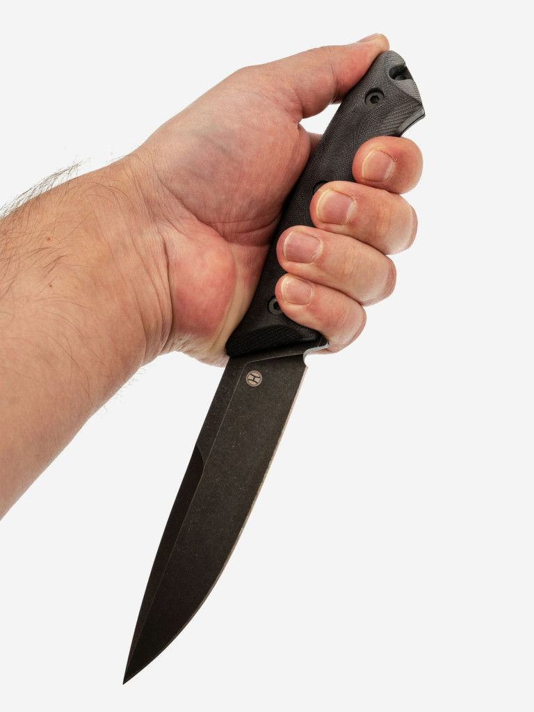 Нож фиксированный с ножнами туристический Honor knives Ranger Dark 265 мм, D2
