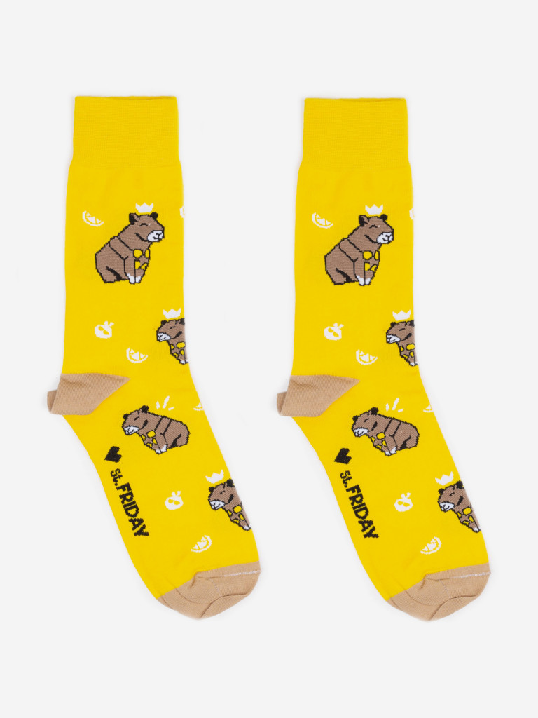 Носки с рисунками St.Friday Socks, Капибара