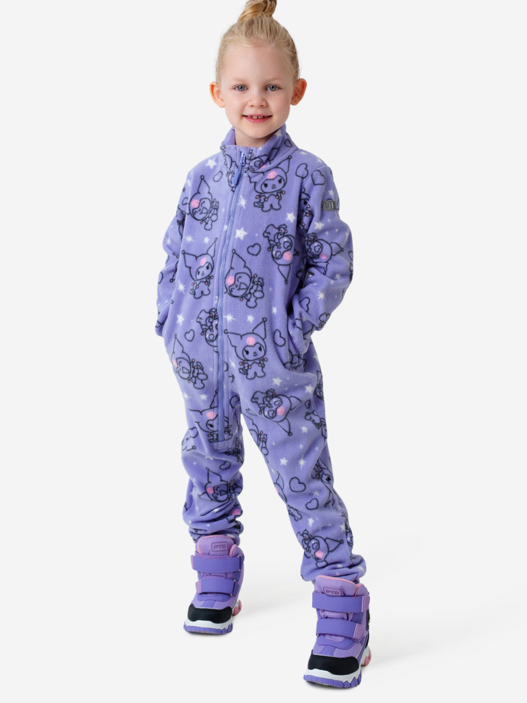Комбинезон флисовый для девочек PlayToday