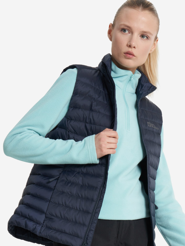 Жилет пуховый женский Jack Wolfskin Pilvi арт. 1207771 красный цвет — купить за 13499 руб. со скидкой 10 %, отзывы в интернет-магазине Спортмастер