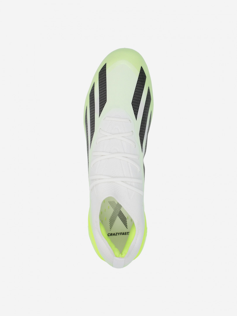 фото Бутсы мужские adidas x crazyfast.1 fg, белый