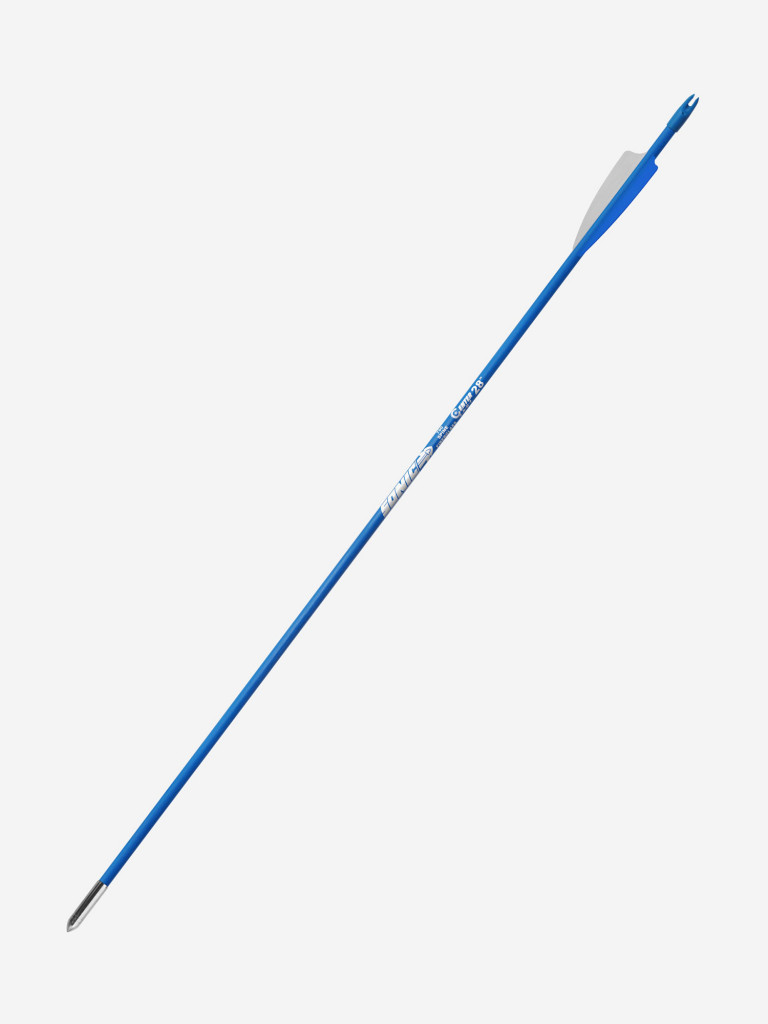 Стрела лучная фибергласс Centershot Sonic 28" оперение Parabolic 3" синяя (12шт.)