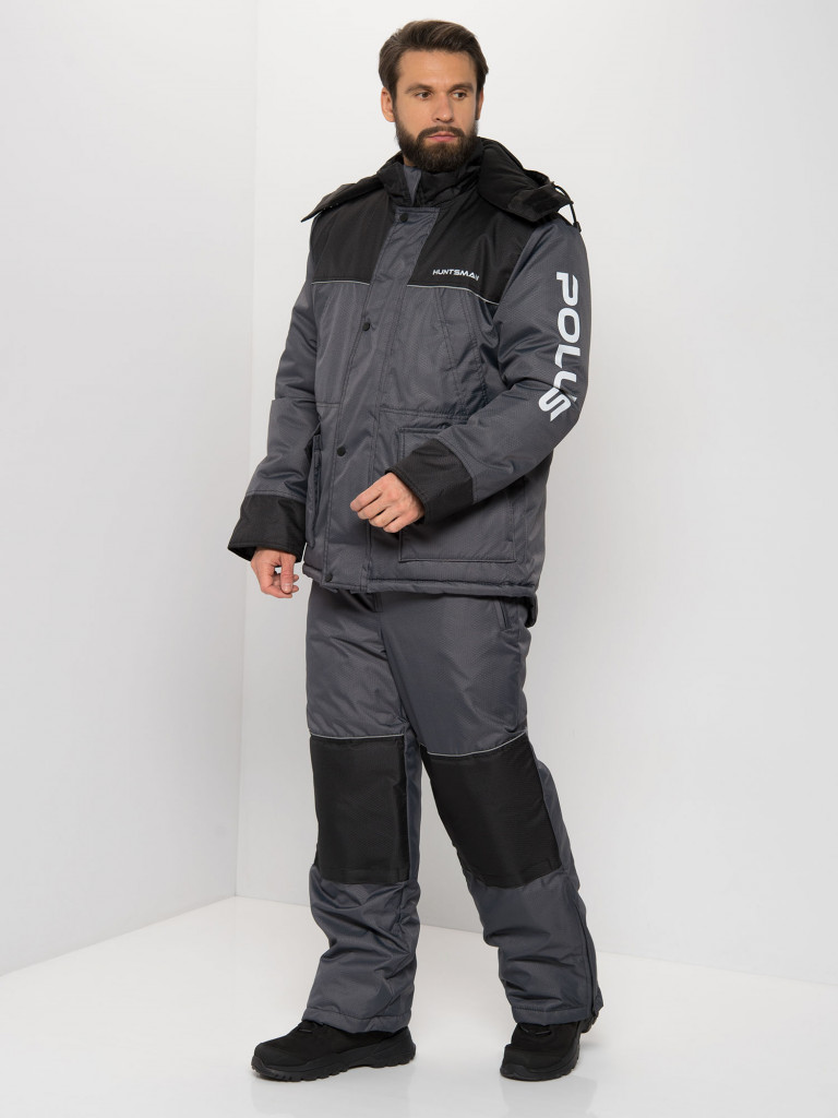 Костюм мужской зимний Huntsman Полюс, ткань Cell