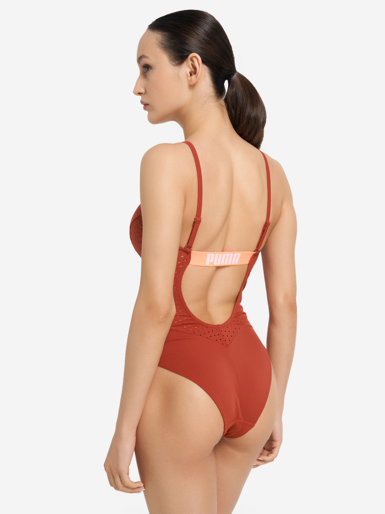 Купальник слитный женский PUMA High Neck