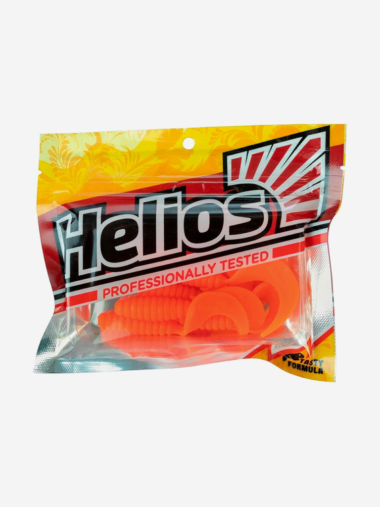 Мягкая приманка Helios Credo, 2,35" / 6,0 см, Orange, 7 штук (HS-10-024)