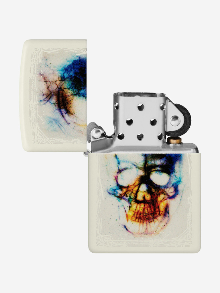Зажигалка бензиновая ZIPPO 48563 Skull